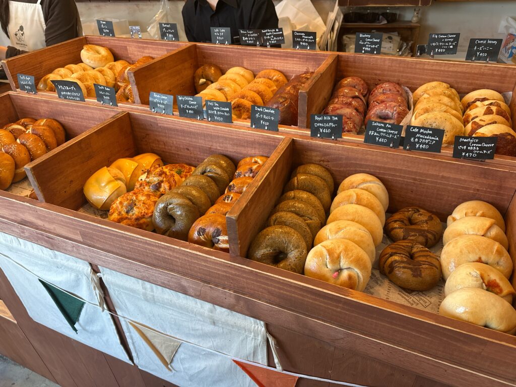 sore wa sate oki店内ベーグルの画像