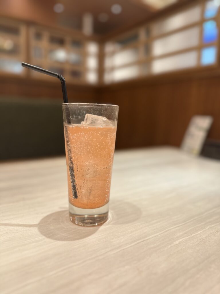 LINEお友達登録でサービスのソフトドリンクの画像